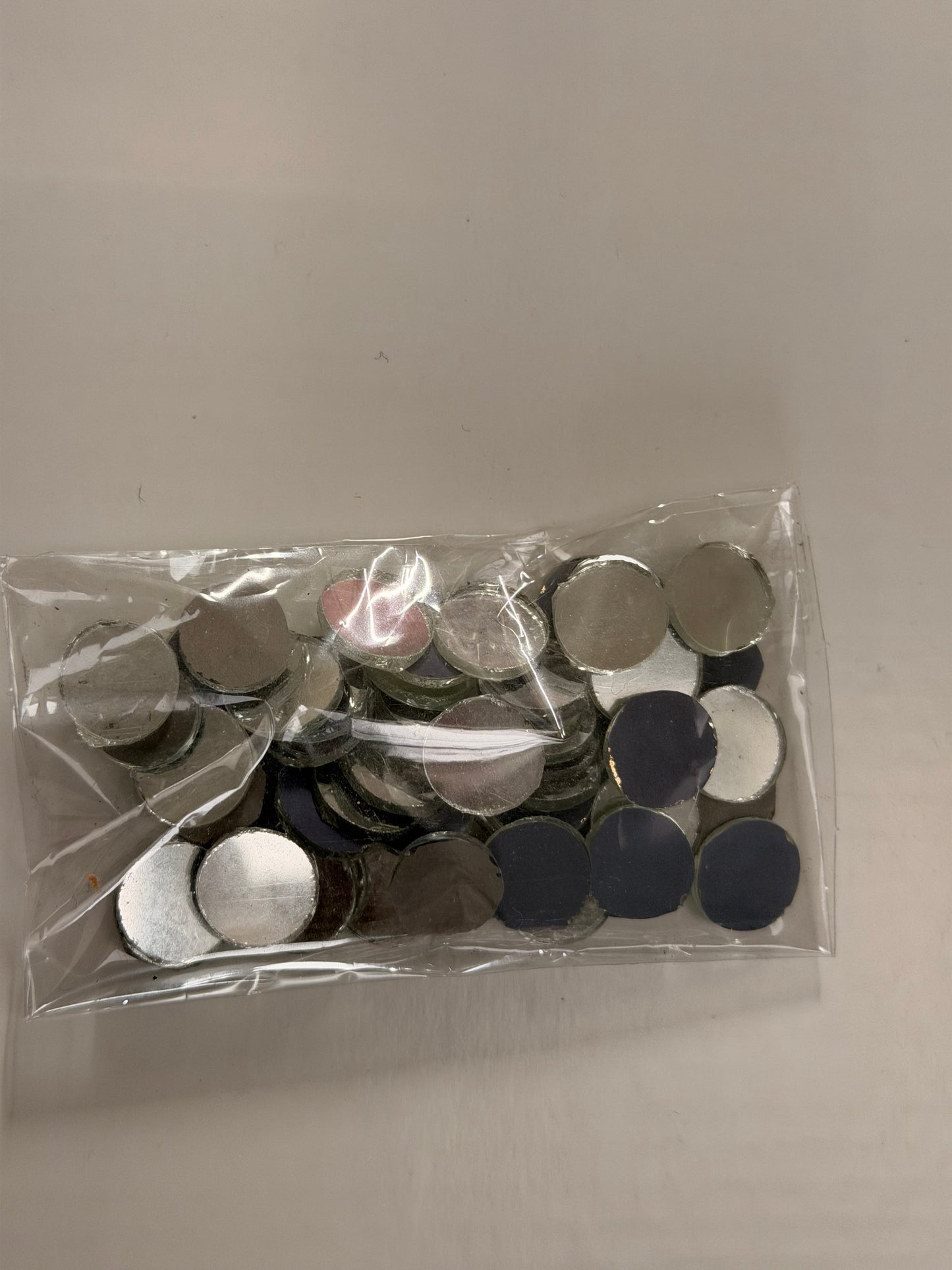12mm circle Shaped Glass Mirror 50 pcs