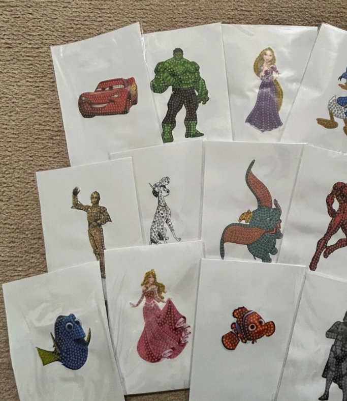 Disney D100 Crystal Art Individual Stickers