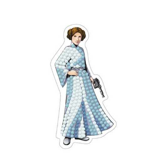 Princess Leia D100 Individual Sticker