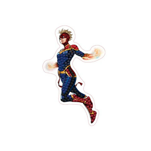 Captain Marvel  D100 Individual Sticker