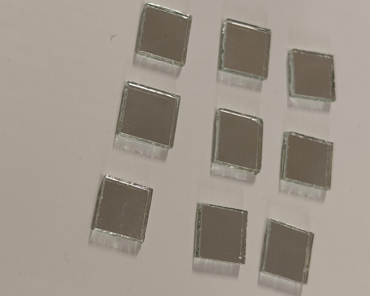 12mm Square Shaped Glass Mirror 50 pcs