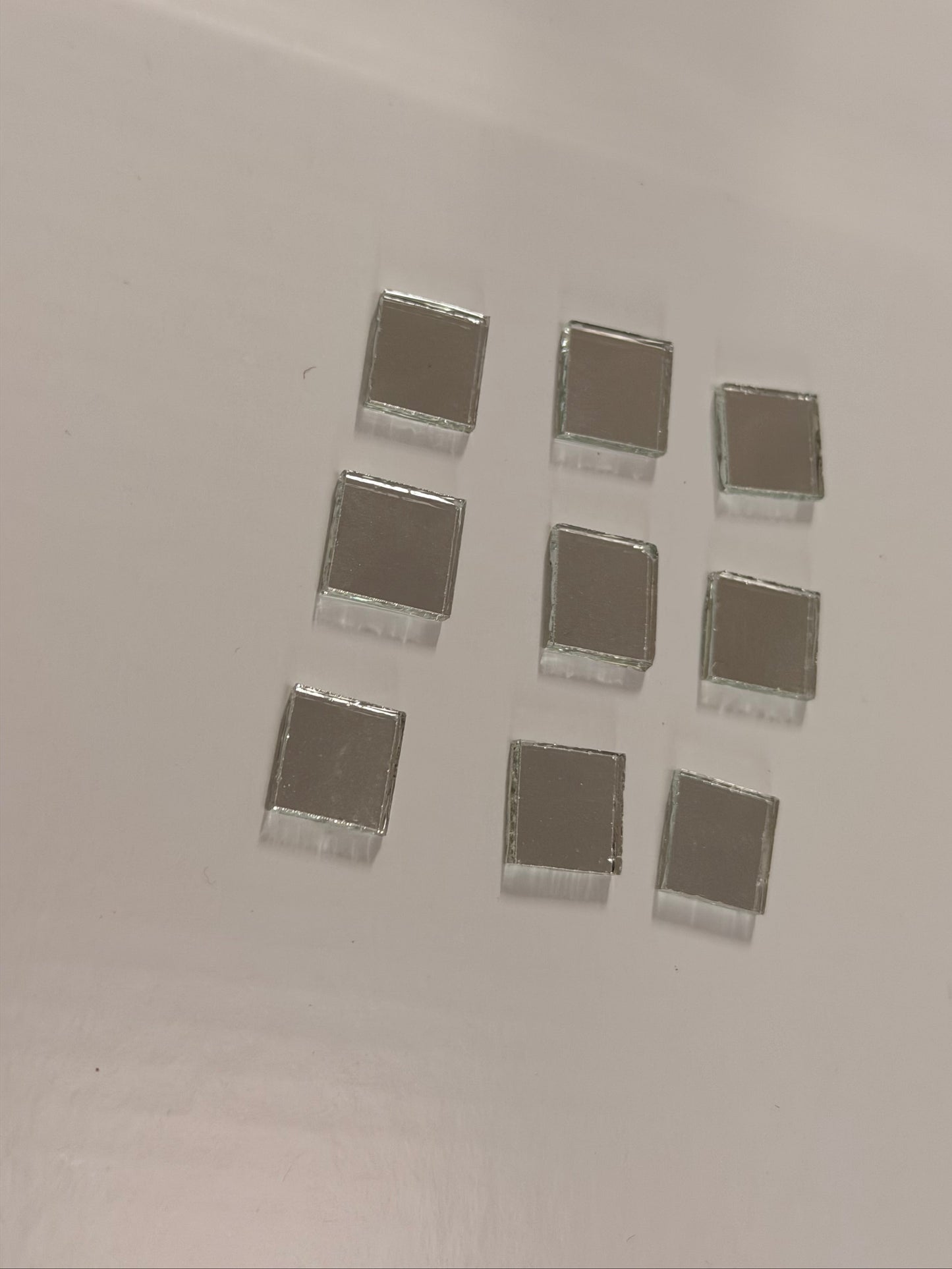 12mm Square Shaped Glass Mirror 50 pcs