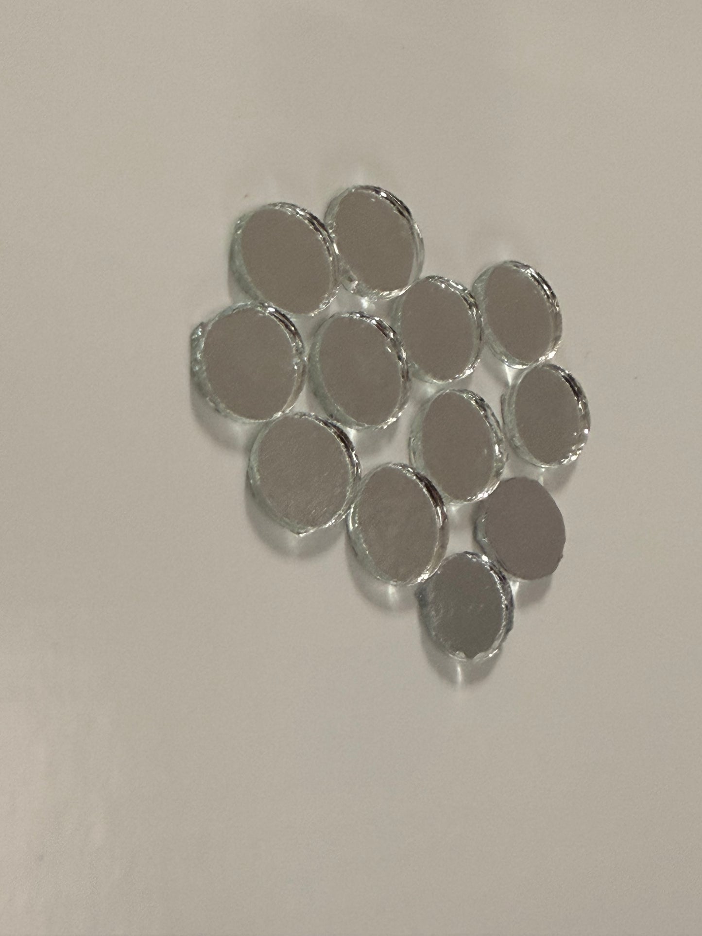 12mm circle Shaped Glass Mirror 50 pcs