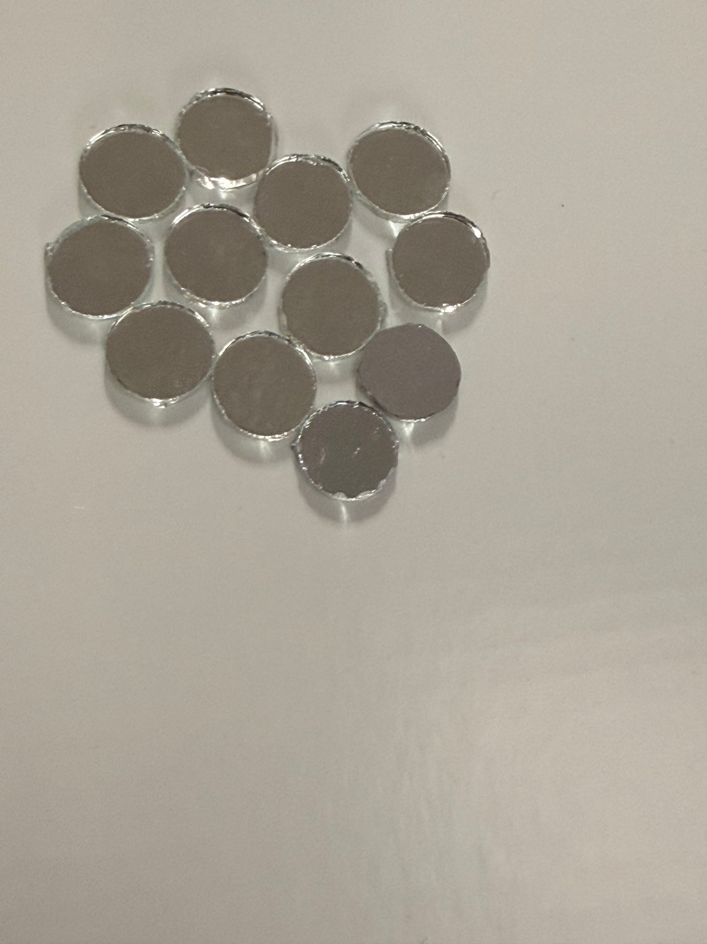 12mm circle Shaped Glass Mirror 50 pcs