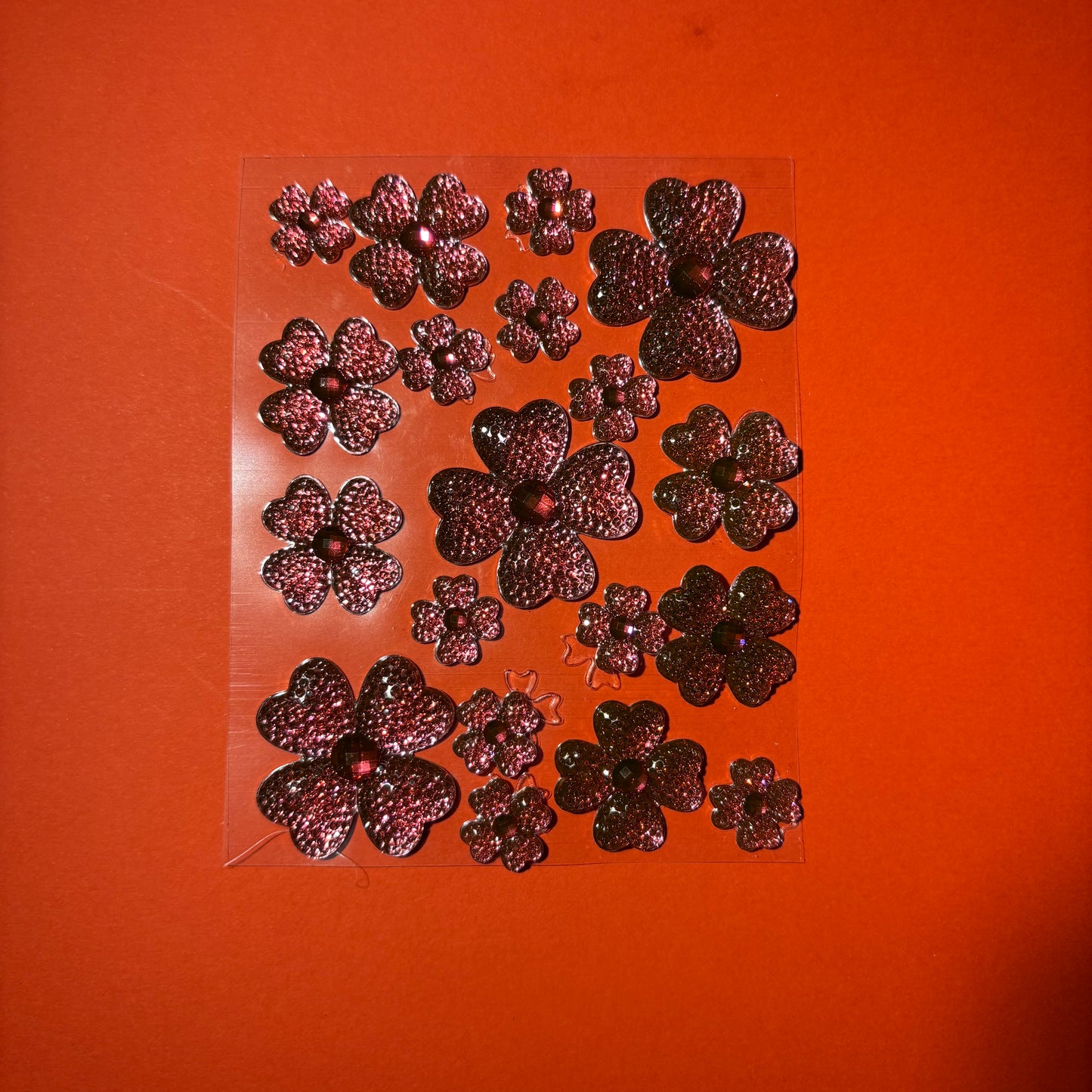 Self Adhesive Flower Gems- Bundle Pack  (Pack of 5)