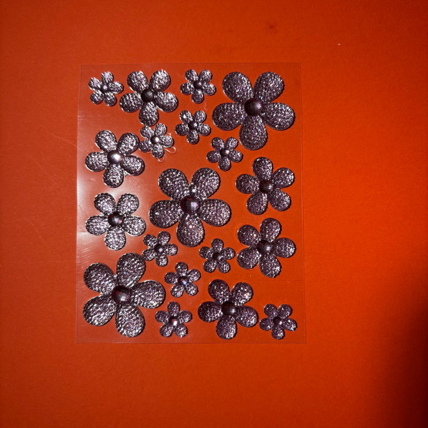 Self Adhesive Flower Gems- Bundle Pack  (Pack of 5)