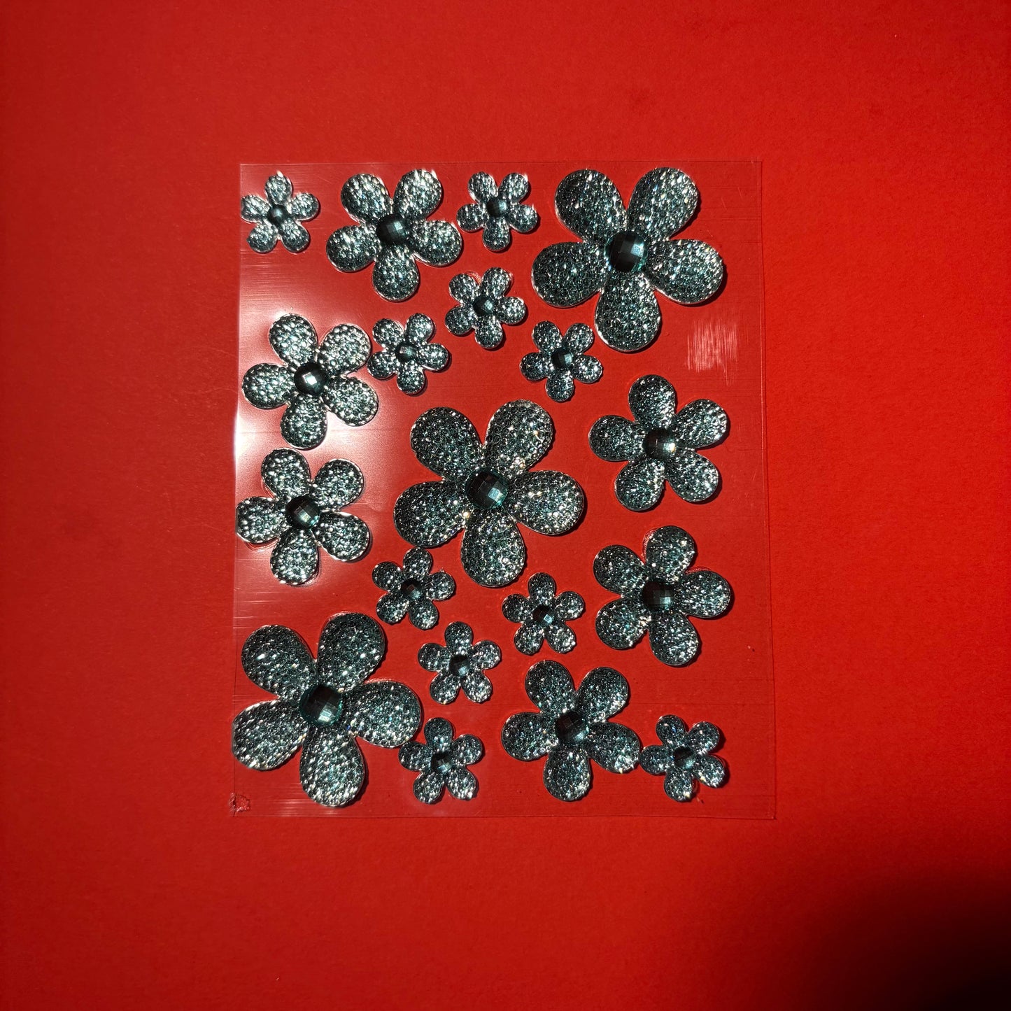 Self Adhesive Flower Gems- Bundle Pack  (Pack of 5)