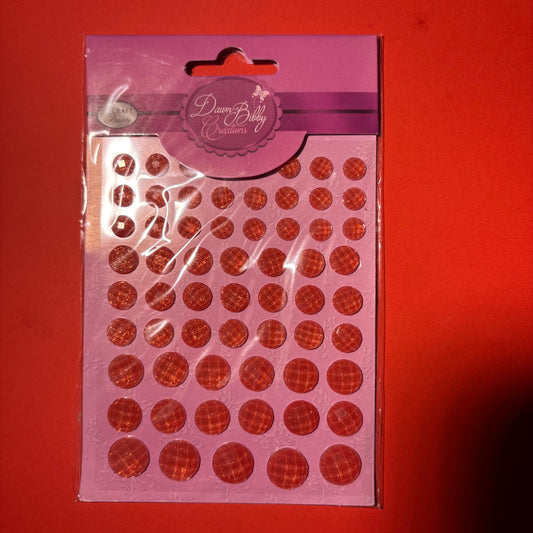 Self Adhesive Cosmic Gems 62 pcs in Each- Bundle Pack (Pack of 3)